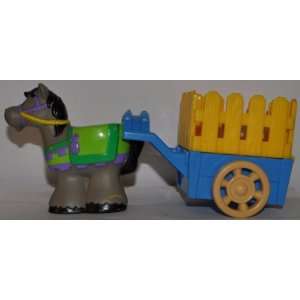  & Blue Hay Wagon (2003)   Replacement Figure   Classic Fisher Price 