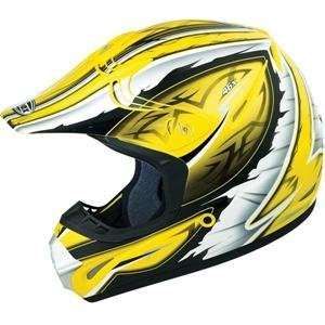  GMax Youth GM46Y Helmet   Large/Yellow Automotive