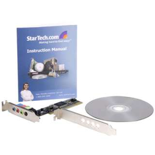 StarTech 4 Channel Low Profile PCI Sound Adapt  