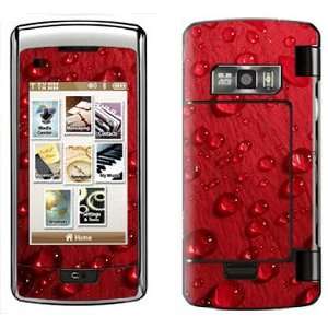  Red Raindrops Skin for LG enV Touch NV Touch VX11000 Phone 