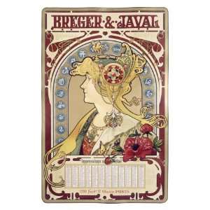   Calendar Giclee Poster Print by Alphonse Mucha, 24x32