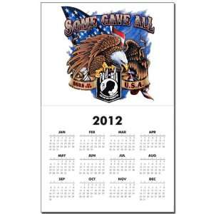  Calendar Print w Current Year POWMIA Some Gave All Eagle 