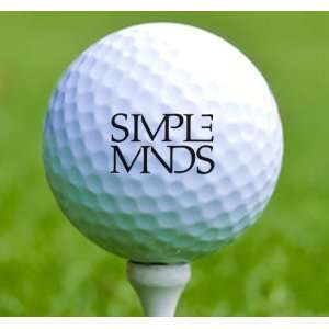  3 x Rock n Roll Golf Balls Simple Minds Musical 