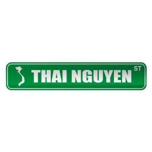     THAI NGUYEN ST  STREET SIGN CITY VIETNAM