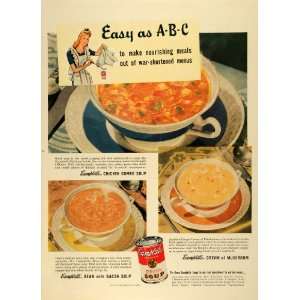   Food Products Cream of Mushroom   Original Print Ad