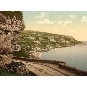  Vintage Travel Poster   Marine Drive Llandudno Wales 24 X 