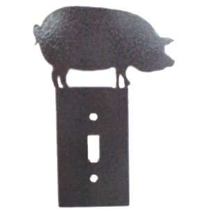    Pig Single Toggle Metal Switch Plate Cover