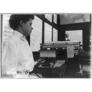   machines,operators,c1908,Waldon Fawcett,woman working