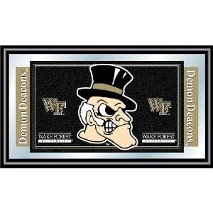 Wake Forest University Logo and Mascot Framed Mirror