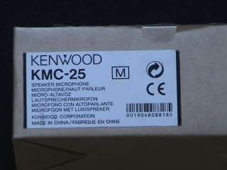 Kenwood KMC 25 Speaker Microphone New In Box  