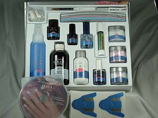  box includes everything needed to offer a complete line of acrylic 