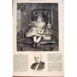  ValentineS Day Girl Child Earle Portrait Merchant 1877 