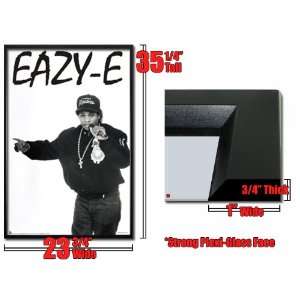  Framed Eazy E Poster Mint Rap Mic Fr1263