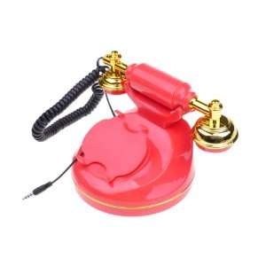  Red Retro Telephone Handset For Apple iPhone 3G 3GS 4 4S 