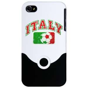   Case White Italy Italian Soccer Grunge   Italian Flag 