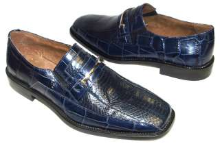 STACY ADAMS MEN SHOES JARVIS 24473 NAVY LEATHER 7.5M RETAIL PRICE $99 