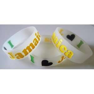   Jamaica   Silicone Wristband / Bracelet   Jamaican Flag Everything