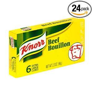 Knorr Bouillon Beef, 2.3 Ounce Packages (Pack of 24)  
