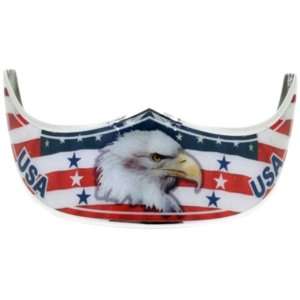  Bill Grill Curved   Classic   American Flag Eagle Head 