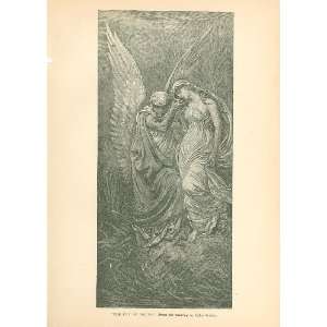    1886 Print The Cup of Death by Elihu Vedder 