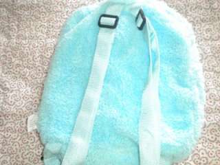   Pack Mates Plush Teal Blue Poodle Zippered Adjustable Toddler Backpack