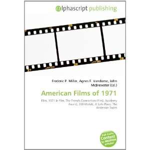  American Films of 1971 (9786134033930) Books