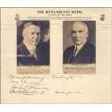 WARREN G. HARDING   SIGNATURE(S) CIRCA 1921 CO SIGNED  