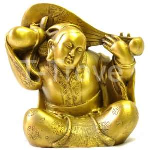 Gold Bronze Fortune God of Music, Fine Arts, Beauty, Eloquence, and 