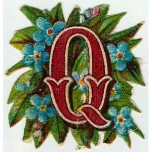  OLD FASHIONED ALPHABET LETTER Q