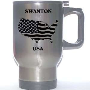 US Flag   Swanton, Vermont (VT) Stainless Steel Mug 