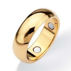   Jewelry Ion Plated Stainless Steel Magnetic Wedding Band Ring Jewelry