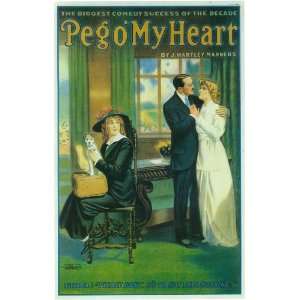 Peg O My Heart Poster (Broadway) (14 x 22 Inches   36cm x 56cm) (1912 