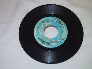 BIG STAR When My Babys Beside Me 45 US 1972 PROMO + In the Street 