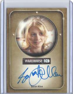 Warehouse 13 Season 2 Sarah Allen Autograph Auto Emily Krueger  