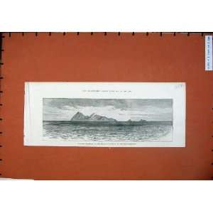  1886 Volcanic Eruption Island Galita Mediterranean Sea 
