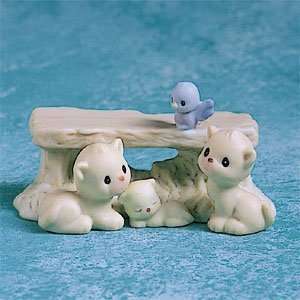  Precious Moments #291293 Enesco Mini Nativity Bench with 