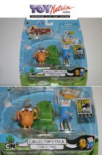 ADVENTURE TIME FINN & JAKE 2 PACK SDCC 2011 exclusive set  