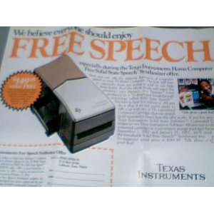   State Speech Synthesizer Promotional Mail Offer Page
