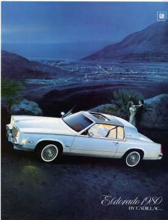 Page CADILLAC ELDORADO Car Ad   Sun Roof 1980  
