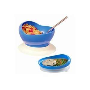 Scooper Bowl(4 1/2 ) or Plate(6 3/4 ) w/Suction Cup Base