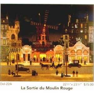  Sortie Du Moulin Rouge Archive    Print