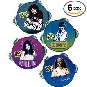  High School Musical Tambourines, 4 Count Packages (Pack of 