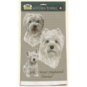  Dog Breed Kitchen Towel  Westie Terrier Westie