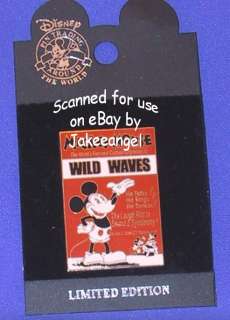 Disney LE1000 Mickey Mouse Wild Waves Surprise Pin  