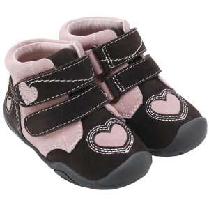  Pediped Lillah Chocolate Brown Rose Leather Boot for 06 
