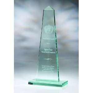  Glass Obelisk Award   Large
