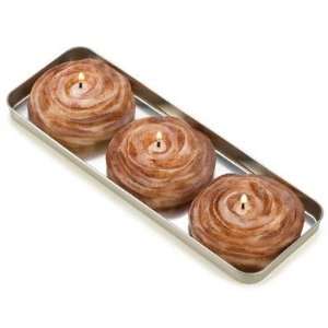 Cinnamon Roll Candle Trio set of 2