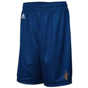  Cleveland Cavaliers Navy Large Logo Mesh Shorts Sports 