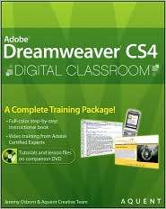 Adobe Dreamweaver CS4 Digital Classroom, (0470410922), Jeremy Osborn 