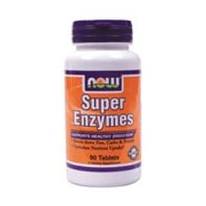  Super Enzymes ( Dr. Recommended Formula ) 90 Tablets NOW 